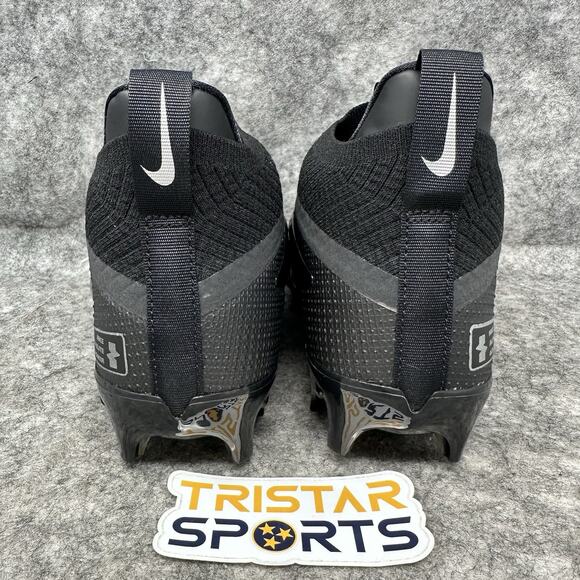 Nike Alpha Menace 4 Elite Football Cleats Mens Sz 7 Black Silver FD7036-002 - Picture 5 of 8